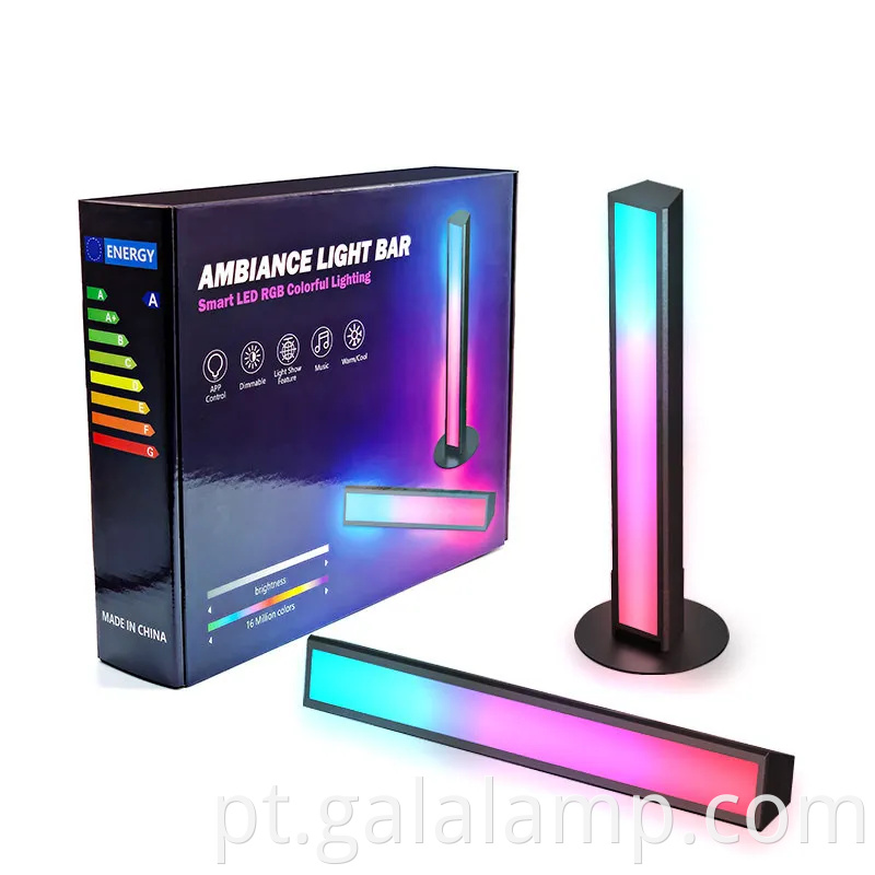 Lâmpada de atmosfera musical moderna para festas e decoração de casa